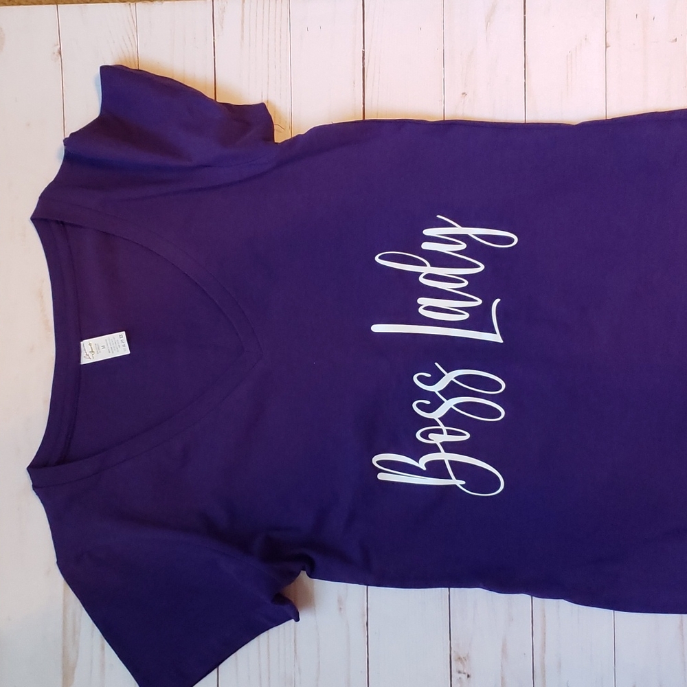 Purple Handmade Tshirt Size Medium